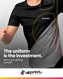 The uniform is the investment - Custom Dry Fit T-Shirt | ALL PRINT 4U