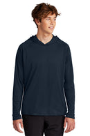Blank Long Sleeve Hooded T-Shirt – Lightweight Hooded Shirt for Custom Printing