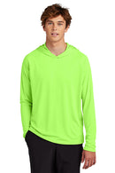 Blank Long Sleeve Hooded T-Shirt – Lightweight Hooded Shirt for Custom Printing